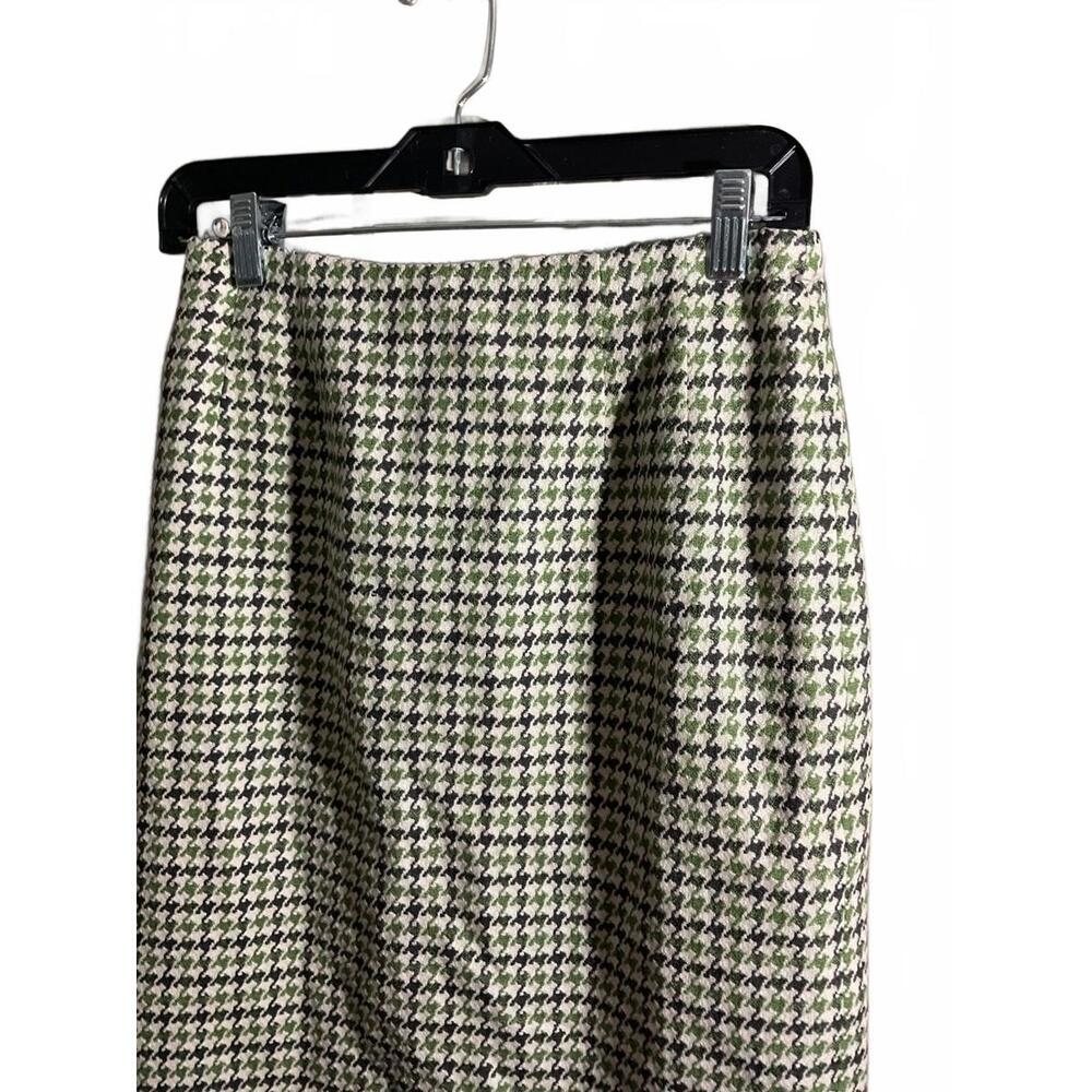 Talbots Classic Wool Houndstooth Pattern Women's … - image 2
